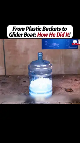 From Plastic Buckets to Glider Boat: How He Did It!  #Machines #Loader #Machine #Excavator #Bulldozer #handwork #Manufacturing #Build #Modification #Creativity #Factory #Repair #DIY 