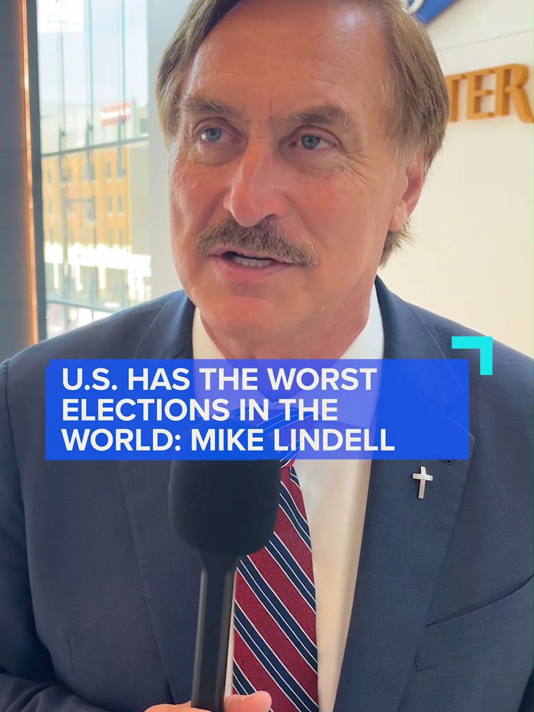 #MyPillow CEO Mike Lindell says the U.S. should be the global example for #elections, but instead has the worst elections in the world. Lindell suggests that voting machines be outlawed in America and paper ballots used.