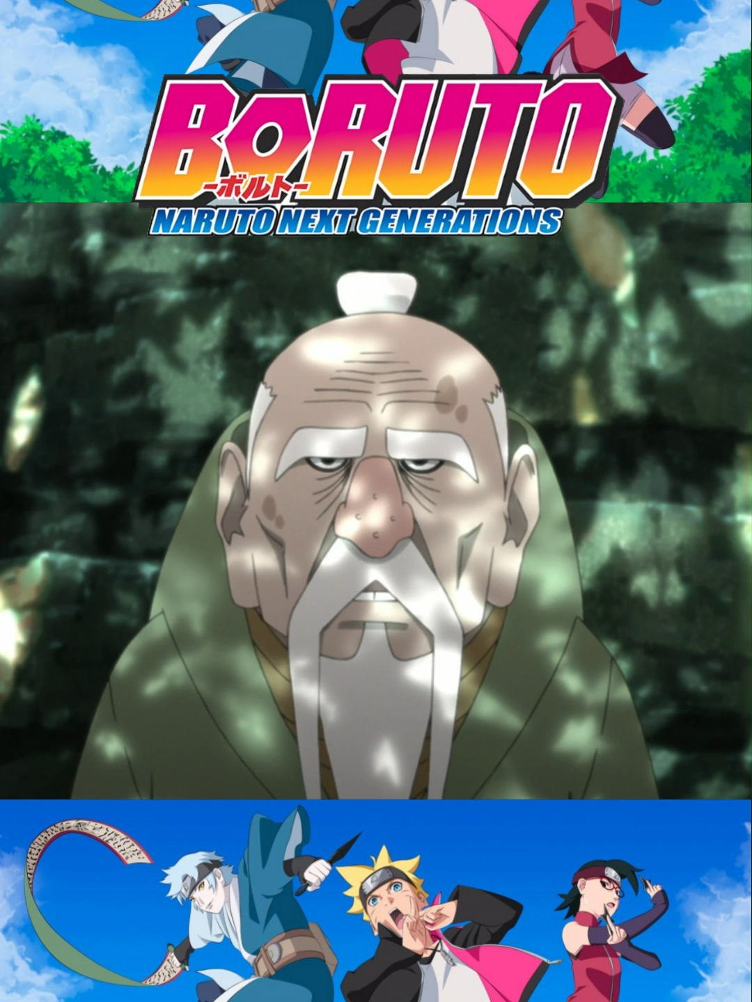 El Tsuchikage Onoki. #Anime #Boruto #Sadara #Mitsuki #Naruto #Onoki #Hokage #Tsuchikage