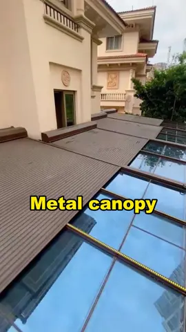 Do you like this metal canopy? #awning #awing #sunroom #sunroomdecor #sunrooms #slidingdoor #glassdoor #window #aluminiumwindow #aluminumgates #decoration #windowfactory #houserenovation #aluminumfabrication #interiordesign #homedecor #customgate#viral #fyp #Love 