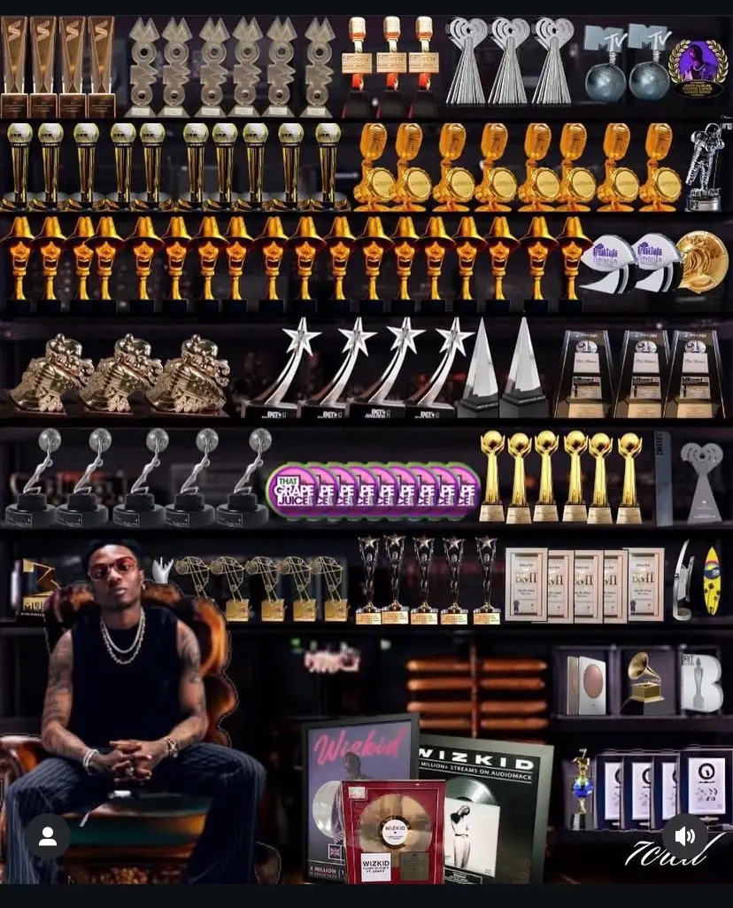 Wizkid Is The Most Awarded Artist In African 🌍🙌🏽 Total of 157🦅❤️#trending #foryou #fyp #fypシ゚viral #goviral #fypviral #goviral #fypppppppppppppppppppppp #wizkid #wizkidnews @Wizkid @WIZKIDFC 