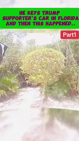 He keys Trump supporter's car in Florida and then this happened.. #part1 #copsoftiktok #cops #police #policeofficer #arrested #jail #lawenforcement #viral #flypシ #usa🇺🇸 #bodycam #foryou #man 