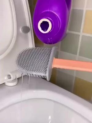 Escova Sanitária Silicone Limpar Vaso Sanitário Suporte