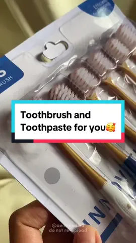 Toothbrush and Toothpaste for you🥰 #aenttandem #toothpasteandtoothbrush #mikiwitoothbrush #mikiwitoothpaste #dentalcare 
