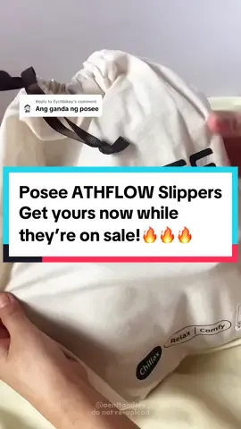 Replying to @Eychbikey trulalo super worth your money!! Posee ATHFLOW Slippers Get yours now while they’re on sale!🔥🔥🔥#posee #poseeslippers #poseeeathflow #footwear #aenttandem 