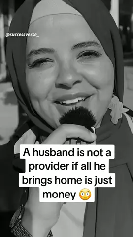 A husband is not a provider if all he brings home is just money #tiktok #foryoupage #trending 