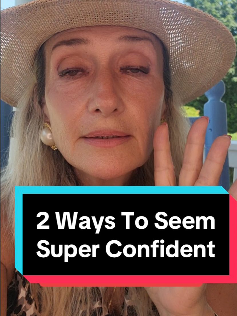 These are 2 ways to seem SUPER confident! #firstdate #datingtipsforwomen #confidencetips #confidentwomen #firstdatetips #datetips