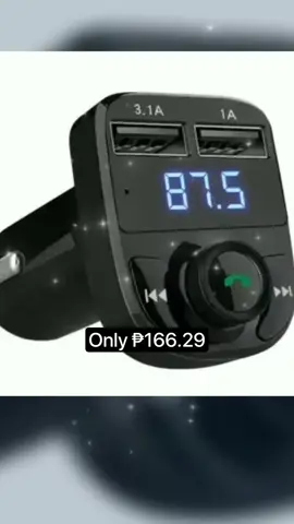 Only ₱166.29 for Dual USB Car Charger Fm Transmitter Aux Modulator Bluetooth Handsfree Car Kit Car