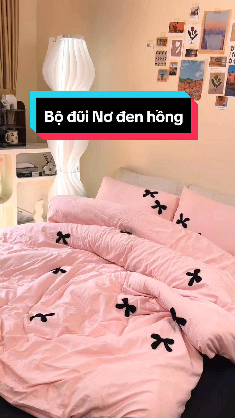 Màu nơ đen hồng cực kì hot nhà em #otamabedding 