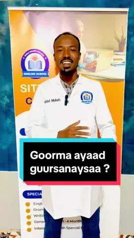 Goorma ayaad guursanaysaa in English?