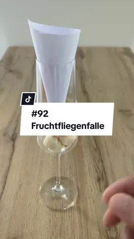 #92 - Beseitigt schnell nervige Fruchtfliegen. Die Fruchtfliegensaison beginnt! Damit ihr sie schnell wieder los werdet, habe ich euch noch einmal die Falle aus dem letzten Jahr herausgekramt! Funktioniert 1a.👌🏻 Durch das Obst im Glas werden sie angezogen und durch den Trichter gelangen sie nicht mehr heraus. Fruchtfliegen lieben Temperaturen um die 25 Grad, die in den nächsten Tagen und hoffentlich Wochen endlich auf uns zukommen. #listenwissen #alltagswissen #LifeHack 