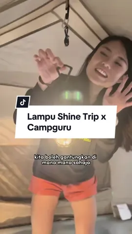 Antara lampu paling terang dan mudah dipakai🙌😍  @Cikgu Ally #tiktoklive #camping #campingmalaysia #campgurujb #campgurupj #tiktok #fyp #campers #Outdoors #trendingvideo #campguru #shinetrip 