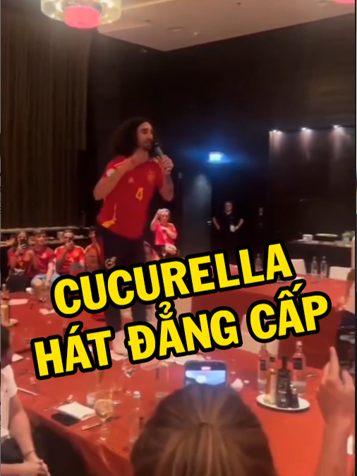 Cucu hát hay Vl, thề! #Cucurella #Spain #EURO2024 #TuyenVanHoa