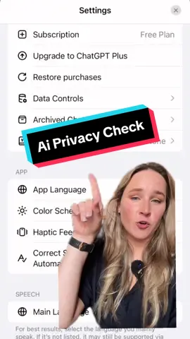 Do this today to secure your information used in Ai with Chat GPT. This is a data control setting that everyone should have turned off to secure their most precious data! Let me know if you want to know how I use Ai with my business. #ai #chatgpt #business 