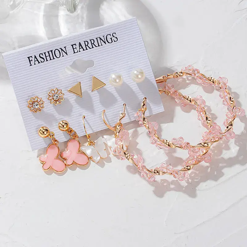 Women Vintage Butterfly Pearl Earrings Set Circle Drop Earrings Gold Color Acrylic Geometric Pendant Tassel Trendy Jewelry #Love #TFLers #tweegram #photooftheday #20likes #amazing #smile #follow4follow #like4like #look #instalike #igers #picoftheday #food #instadaily #instafollow #followme #girl #iphoneonly #instagood #bestoftheday #instacool #instago #all_shots #follow #webstagram #colorful #style #swag