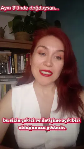 🍀Herhangi ayın ÜÇÜNCÜ günü doğduysanız ; Fiziki gücünüz çok kuvvetli ve hastalıkları alt edebilecek bir yapınız var. Hayal gücünüz çok parlak ve en basit bir olaydan bile çok güzel bir hikaye çıkarabilirsiniz.Günlük tutmalı, blog yazmalı ya da en azından editörlük benzeri edebi kabiliyetinizin parlayarak gelişeceği bir hobiyle uğraşmalısınız. Kendinize çeşitli uğraşlar bularak sürekli aktif olmalısınız. Çekiciliğiniz bir hayli fazla ama sinirlenirseniz bir anda bu durumdan mahrum kalabilir ve itici bir hal alabilirsiniz. Toplulukları ve kalabalık insan gruplarını seversiniz. Bir grup seyircinin önünde kendinizi çok güzel ifade edersiniz. Kolayca tatmin olur ve koşulları kendi lehinize çevirirsiniz. Yorulmak nedir bilmeyen birisi olduğunuz için evinizin ya da işinizin dışında da kendinizi aktif tutacak uğraşlara ihtiyaç duyarsınız. ✔️ Kimler var bakalım el kaldırsın 🤪 #fyp  #reels #seldabilgehan 