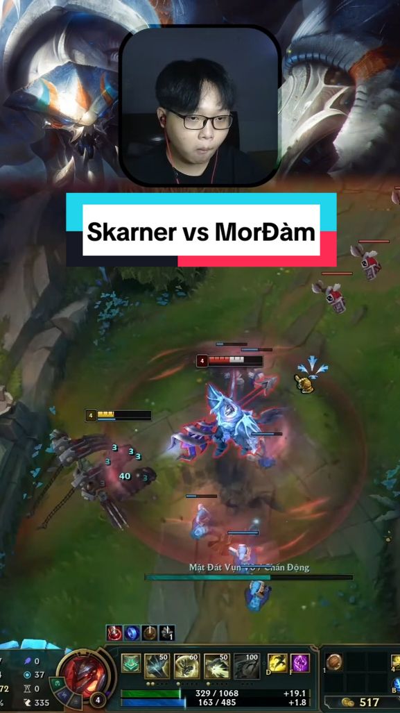 Skarner vs Mordekaiser #lol #lmht #lienminhhuyenthoai #leagueoflegends #dat09 #GamingOnTikTok #boxstudio 