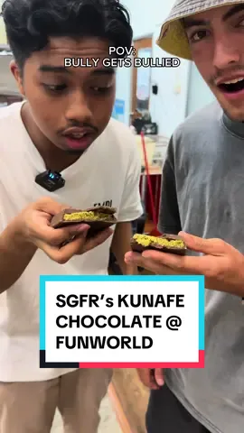 VIRAL KUNAFE CHOCOLATES FROM SGFR WILL BE AT FUNWORLD LOCATED AT THE BAYFRONT EVENT SPACE FROM 19 - 21 JULY 2024!!! SEE YALL AT OUR BOOTH! #teamsgfr #sgfr #thesgfrstore #sgfrstore #internationalsnacks  #fyp #fypviral #dubaichocolate #kunafachocolate #kunafe #fypシ #fypシ゚viral #funworld @MakBesar @Luqmaan 