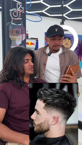 WAS FÜR EINE TRANSFORMATION😱 #fy #fyp #bigchop #transformation #barber #hairstyle #hair 