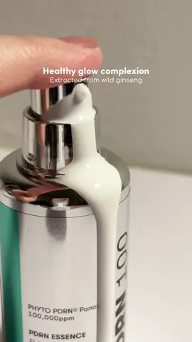 Adds radiance and helps achieve healthy revitalized skin💗 Formulated with Korean wild ginseng extract PDRN. It also gives deep hydration without greasy feeling✨  #vtcosmetics #pdrnessence #pdrn100essence #koreanskincare 