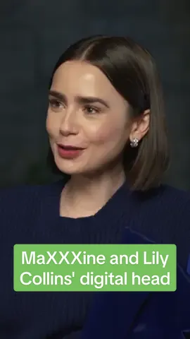 How did the MaXXXine team make Lily Collins' digital head? 🤕 #LilyCollins #MaXXXine #Collider