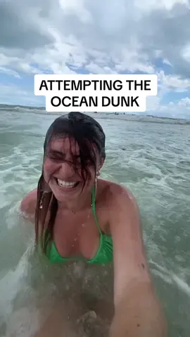 poor mom was paranoid 😂🌊 #oceandunk #siestakey #vacation 