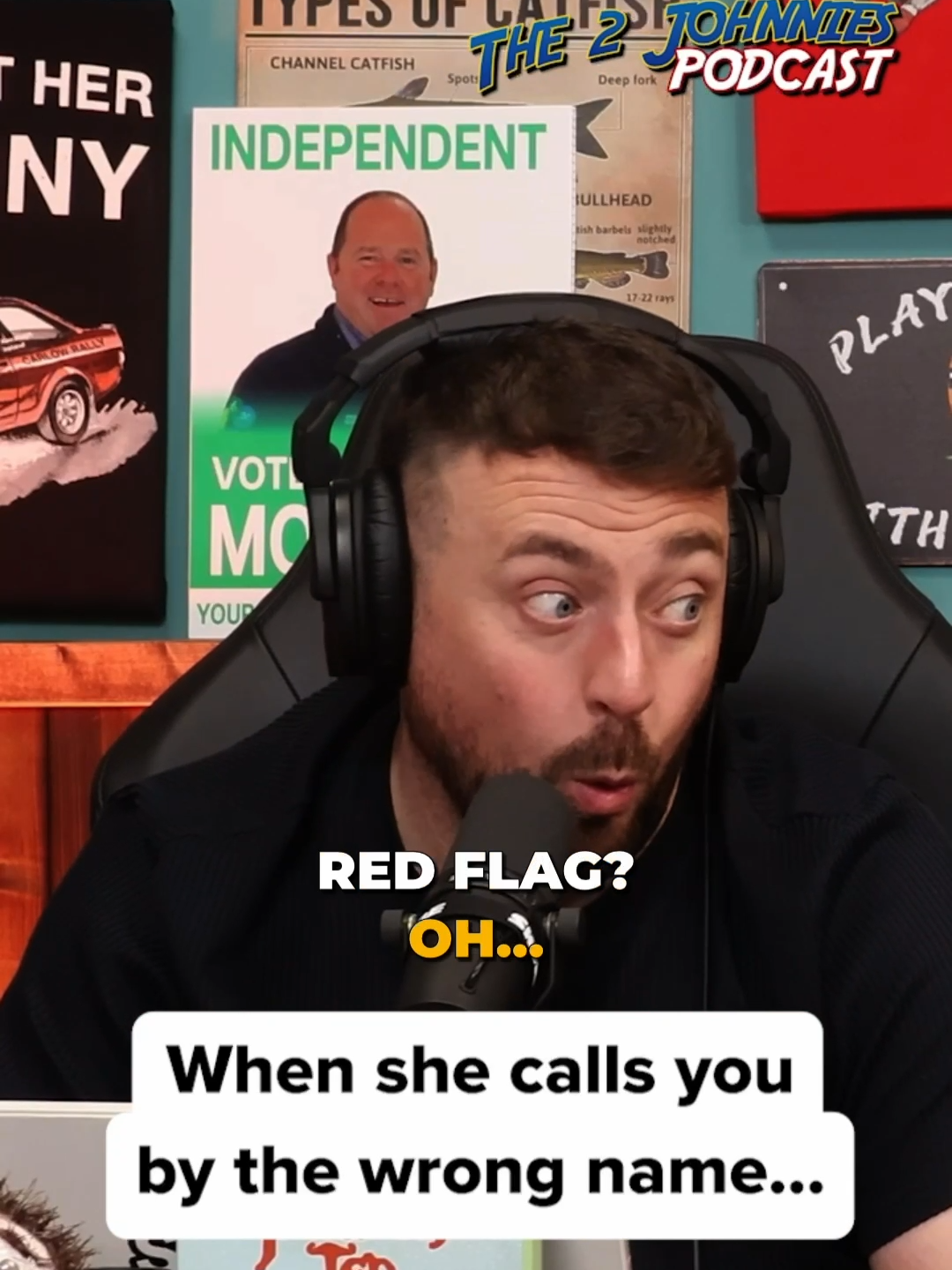 When you get called the wrong name in the act it's bad but this is even worse! #2johnniespod #ireland #irelanddaily #podcaster  #irishhumour #irishcomedy #podcastshow #funnypodcastclips