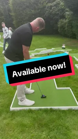 Thats how its done! A hole in one on your special day! Our portable mini golf and entertainment packages are available to hire now! www.kingsentertainment.co.uk #PartyHire #Sussex #Surrey #London #Weddings #Corporate #MiniGolf