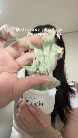 I want to eat this mochi cleanser!😍 #Arencia #jjonjjon #MochiCleanser #RiceMochiCleanser  #VeganCleanser #Kbeauty #skincare #cleanbeauty #skincareroutine @Arencia 