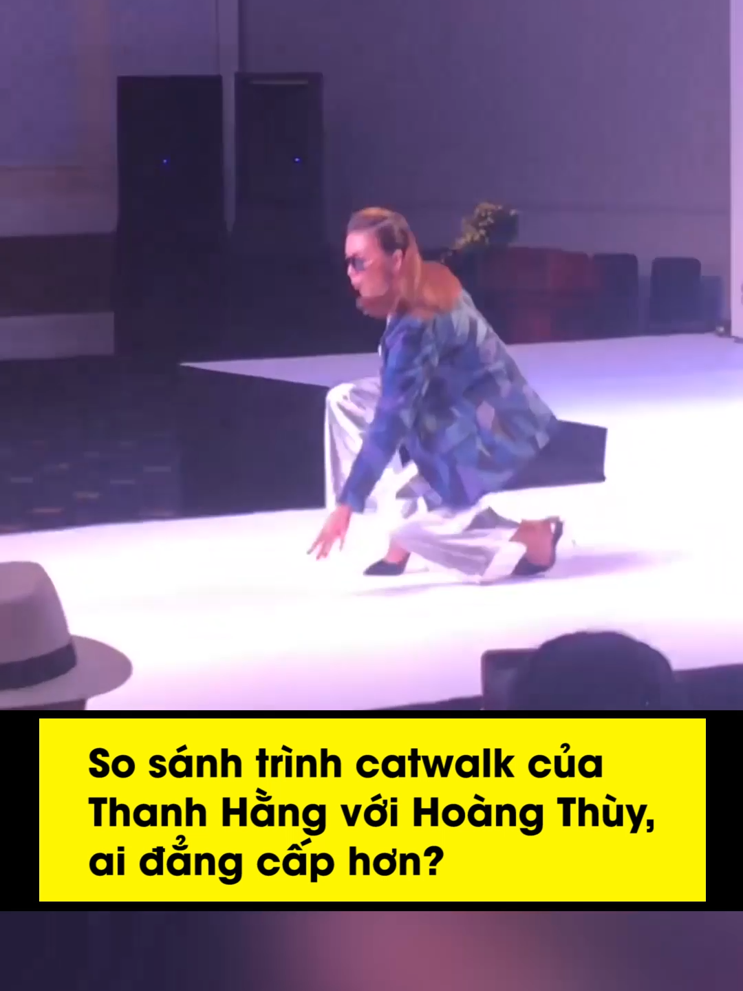 So sánh trình catwalk của Thanh Hằng với Hoàng Thùy, ai đẳng cấp hơn? #KHAUNGHIEP #thanhhang #hoangthuy