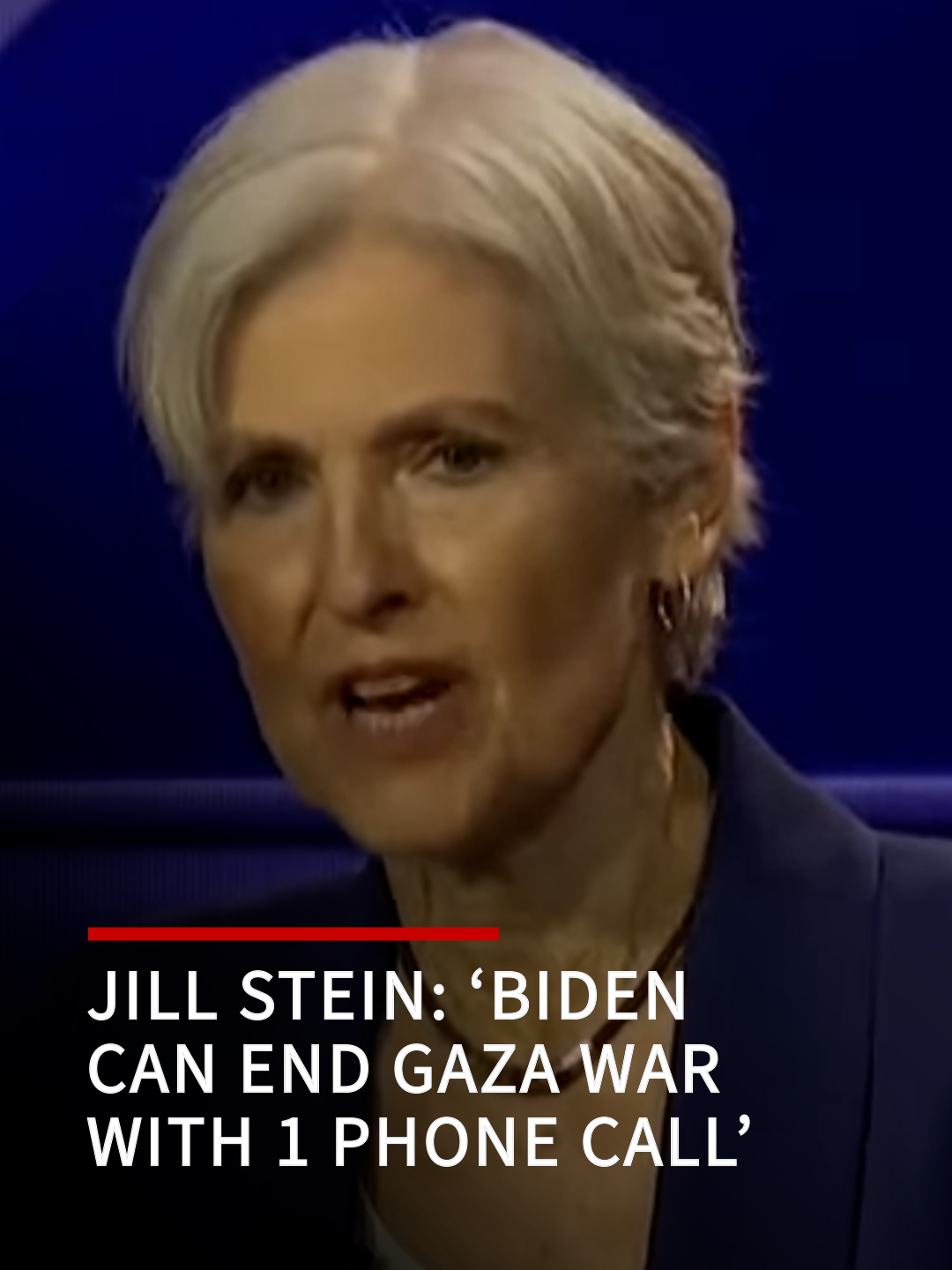 Jill Stein: Biden can end the Gaza war with 1 phone call' US presidential candidate, Jill Stein, says because of AIPAC's $100 million funding of the US election, it has become ''politically toxic' to speak out against the genocide in Gaza. ‘If we have concerns about the right to life before birth, how about a right to life after birth,’ she said in reference to Israel’s killing of innocent children and the elderly in Gaza. US President Joe Biden 'can end this war with a phone call’, she added.