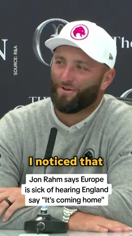Jon Rahm is tired of Englanders saying 