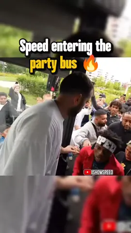 Speed enters the PARTY BUS 🔥🔥 #ishowspeed #norway🇳🇴 #funny #PARTY #speedinnorway #partybus #fy #fyp 