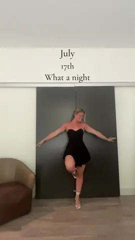 Perfect dress perfect night🤍 #july17th #fashiontiktok #fashioninspo 