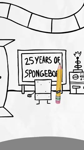 Even DOODLEBOB is celebrating #SpongeBob25 