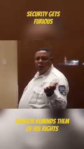 Security is not pleased, then a Karen interferes. Auditor claims his rights #CapCut #auditor #public #trending #security #nyc #us #tiktok 