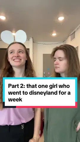 Part 2: that one girl who went to Disneyland for one (1) week @Cactus eater #skit #skits #comedyskits #comedyskit #comedysketch #disneyland #disneyadult 