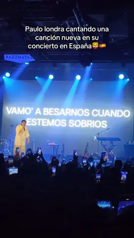 Hoy Paulo Londra cantó una canción nueva en su concierto en Barcelona España #parati#paulolondra#leonesconflow#foryou#viral 