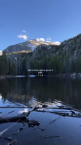 so nice to be outside. 🩵 - #hike #hiketok #rockymountainnationalpark #rockymountains #colorado #coloradohikes #hikesincolorado #nature #naturevibes #getoutside 