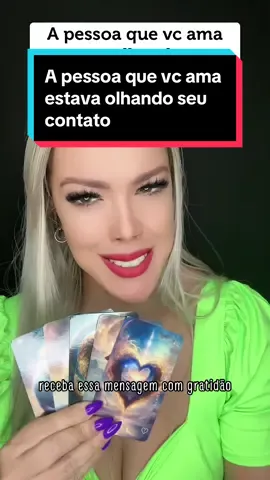 Alguém estava olhando seu contato #tarot #revelação #foryou 