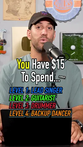$15 To Build The Perfect Band! How Did He Do? #fyp #budget #band #music #jackblack #musician #money 