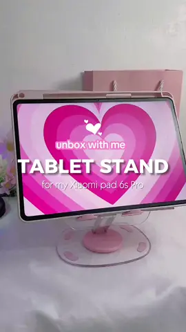 Tablet Stand for my Xiaomi Pad 6s Pro! It's so cute this is a must have. #tabletstand #acrylictabletstand #tabletaccesories #ipadaccessories #tabletreccomendation #xiaomipad6 #xiaomipad6spro #xiaomipadreview #xiaomifocuspen #besttablet 