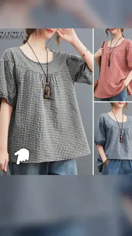 Korean Style Half Sleeve Crew Neck Top Blouse #10 #fashion #fyp #outfit #OOTD #korean #koreanStyle #pleated #casual #halfsleeve #crewneck #top #affordable #comfortable #blouse #forwomen 