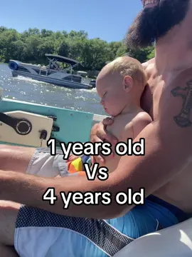 This kid can never hang in the boat #engagement #momtok #teamwork #MomsofTikTok #momlife #boatlife #boat 