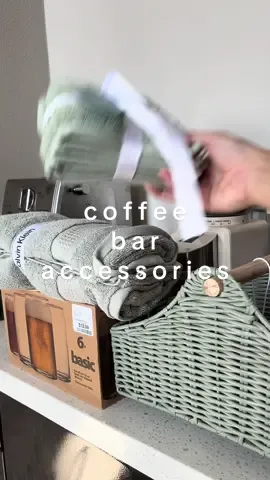 everything is from amz or homegoods!! so excited for my new coffee bar☕️ • #coffeebar #coffee #espresso #coffeetok #delonghi #accessories #japandi #amazon #homegoods 