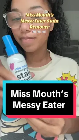 Miss mouth messy eater stain remover spray is so handy when you have a toddler around. This stain spray has saved a few clothing items in this house and I will always keep it on hand.  #missmouthsmessyeater #missmouth #missmouthsmessyeaterstainremover #stainremover #staintreater #staintreatment #tiktokshopfinds #tiktokshop #fyp #foryoupage #viral #removestains #getridofstains #stainspray 