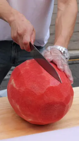 Amazing Watermelon Cutting Skills 🍉  #fooding #streetfood #viral #fyp #틱톡푸드 #fruitcutting 