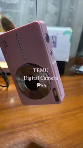 Legit Temu digital camera ₱55!  1080P video  44.0 MP  16x power zoom face and smile detection  #vintage #digitalcamera 