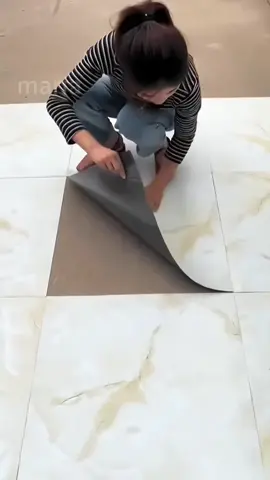 #Self-adhesive tile stickers Floor renovation#Stone plastic tile Can be posted in the kitchen, bathroom, bedroom and living room