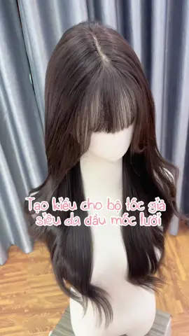 Cho các bạn hỏi tóc giả có búi được không nhé! #tocgia #wig #phaidepngaynay #kieutocdep #hair #stylist #tocgianu #sieuda 